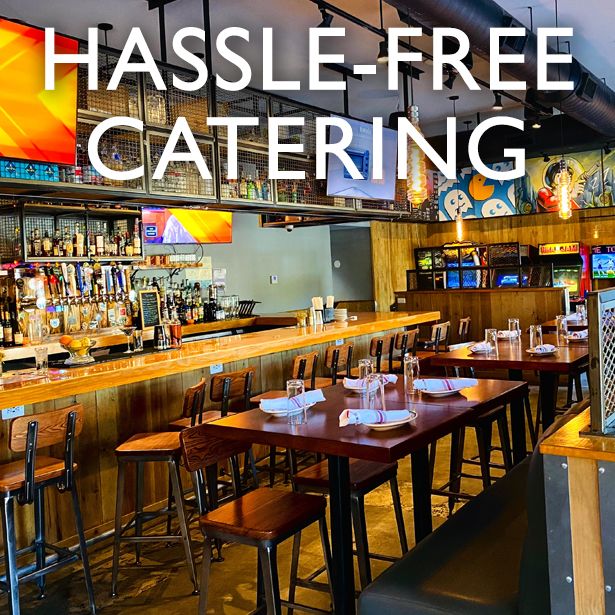 hassle free catering. 