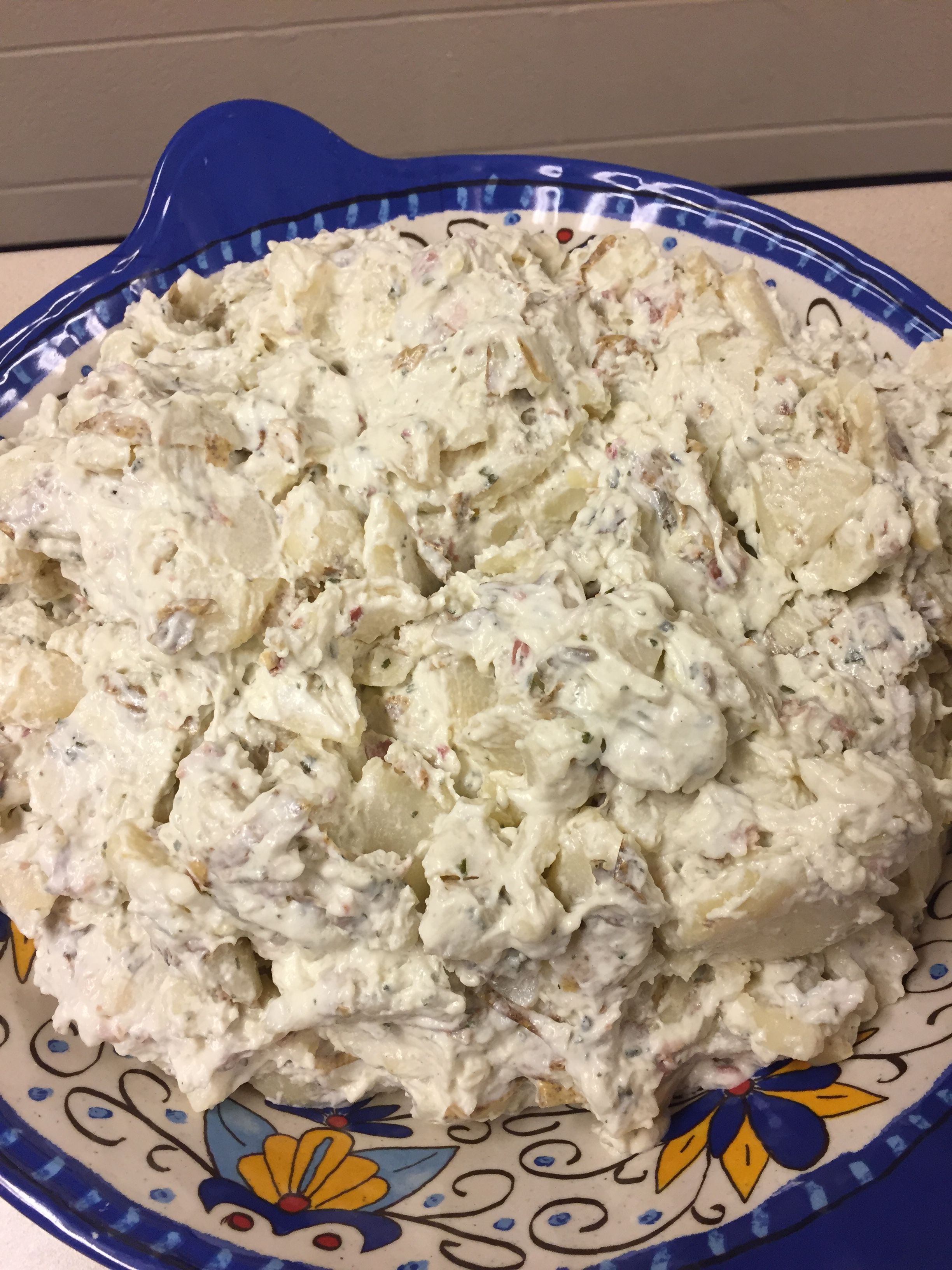 Loaded Baked Potato Salad Pan