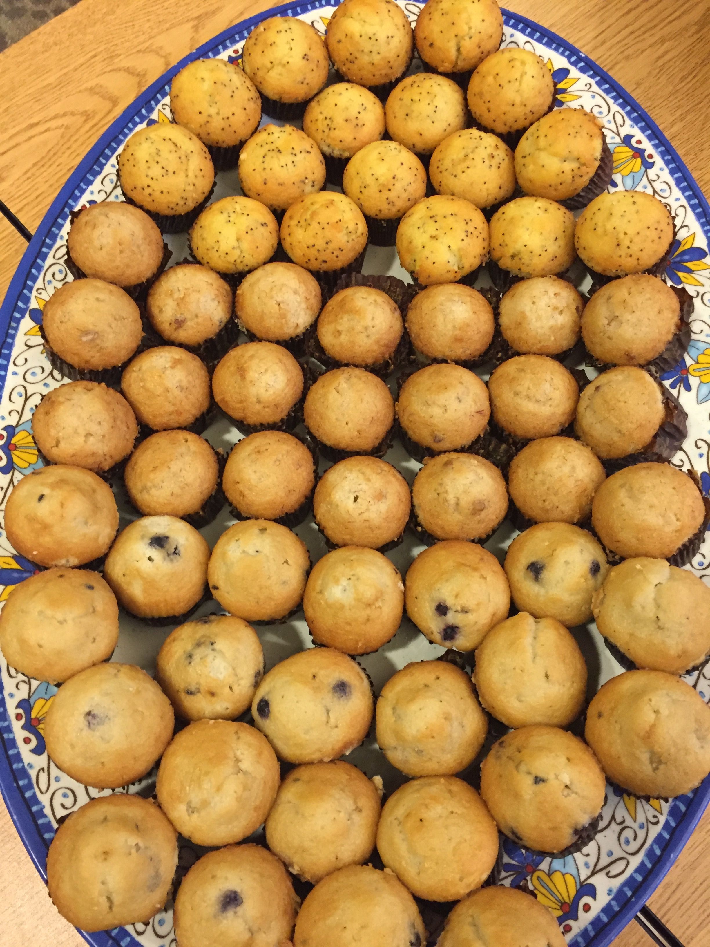 Assorted Two Bite Mini Muffins