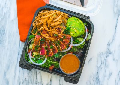 Seared Ahi Tuna Salad Boxed Meal