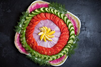 Farmers Market Vegetable Platter -- large