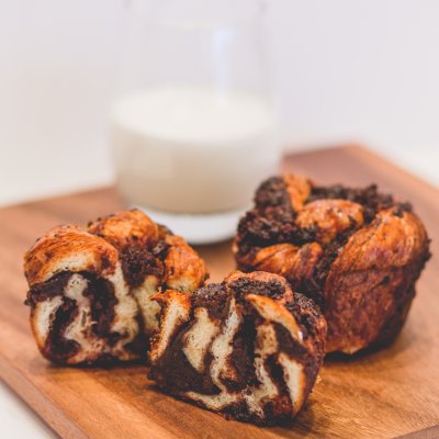 Chocolate Babka Muffins